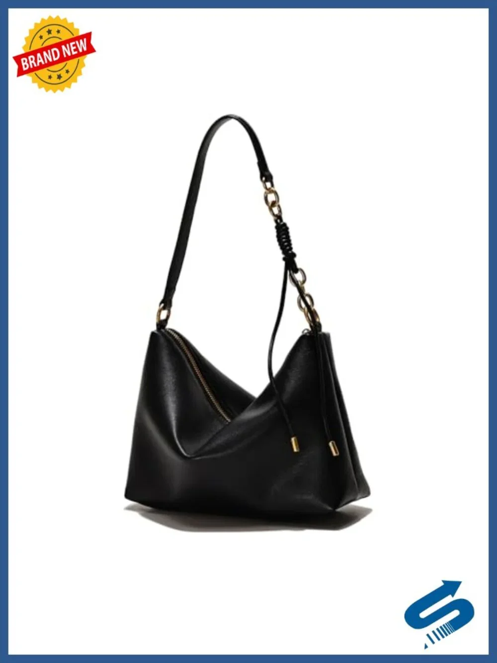 Small Soft Vegan Leather Hobo Purse Crossbody Shoulder Bag with Adjustable Strap